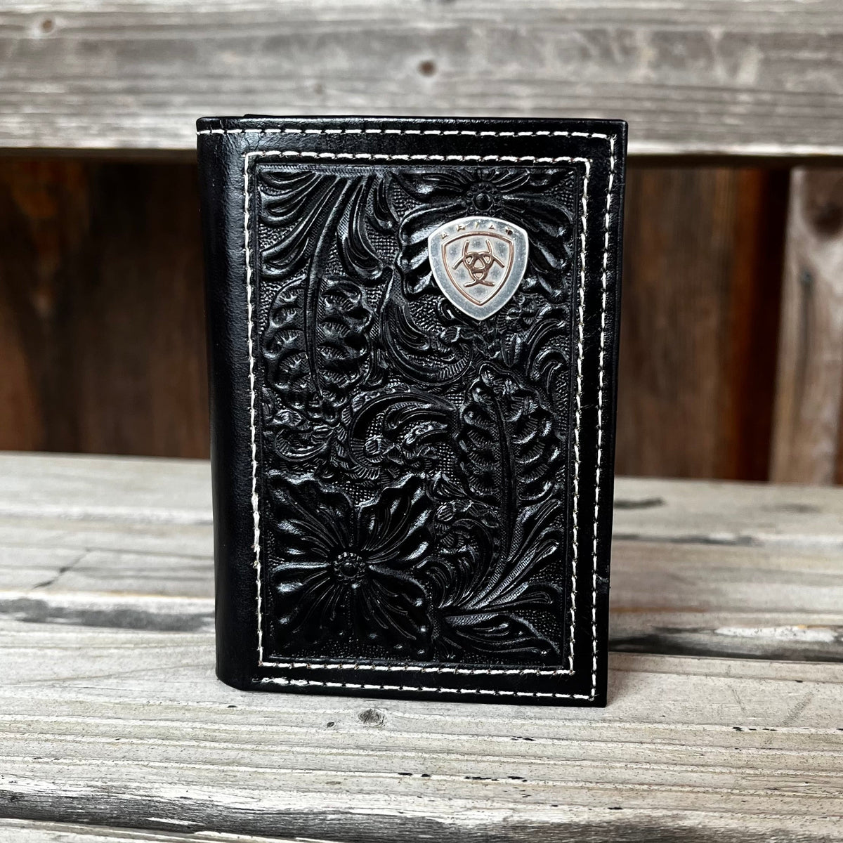 Black Floral Trifold | Ariat