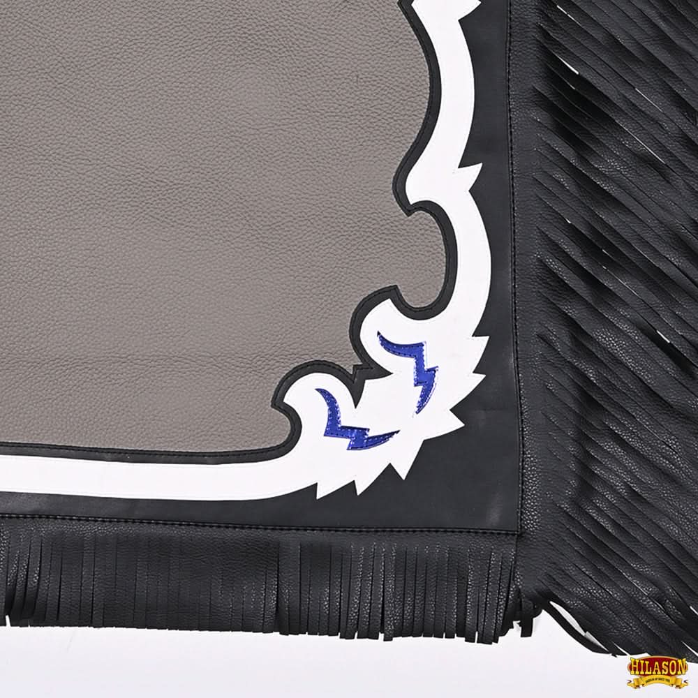 Hilason Handmade Genuine Leather Chaps Adult Handtooled Rodeo Bull Riding