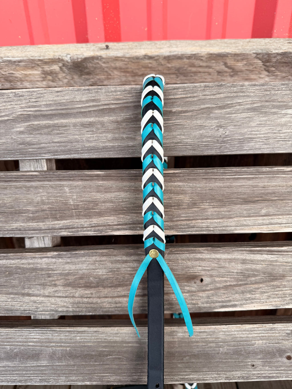 Leather Laced Barrel Reins