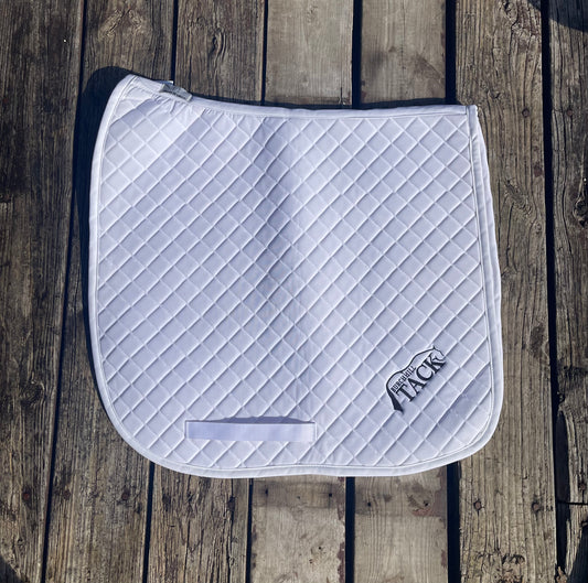 Burch Hill embroidered logo dressage saddle pad