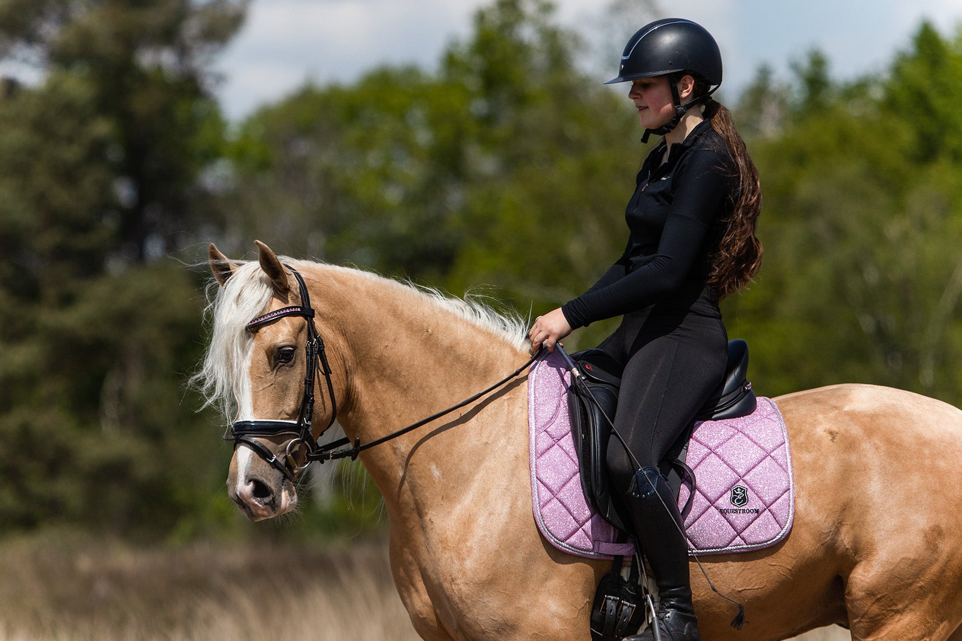 Pink Mist Saddle Pad