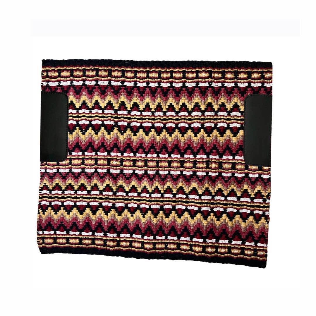 TuffRider Double Weave Western Saddle Blanket 34" X 40": Multi-009 / 34x40
