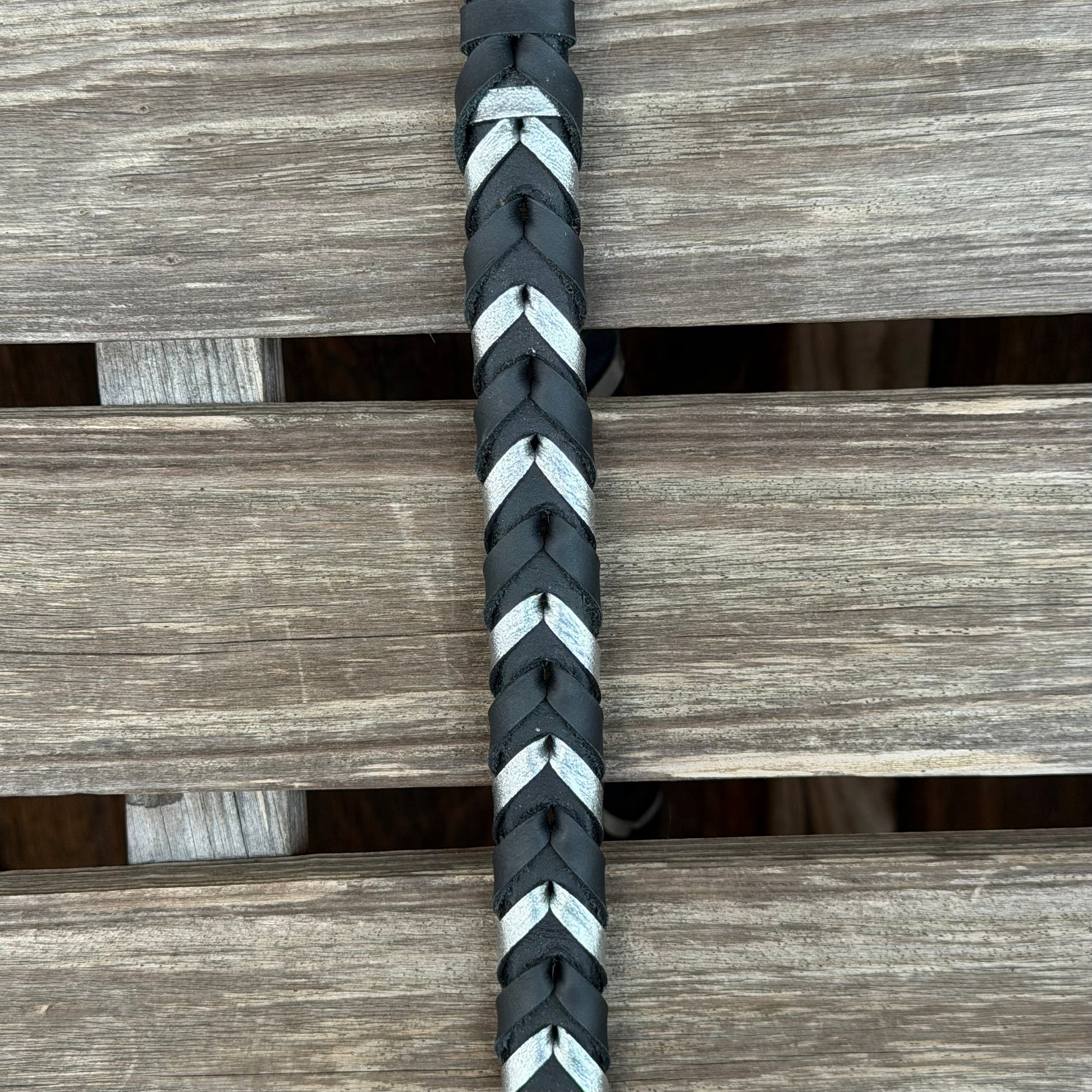 Leather Laced Barrel Reins