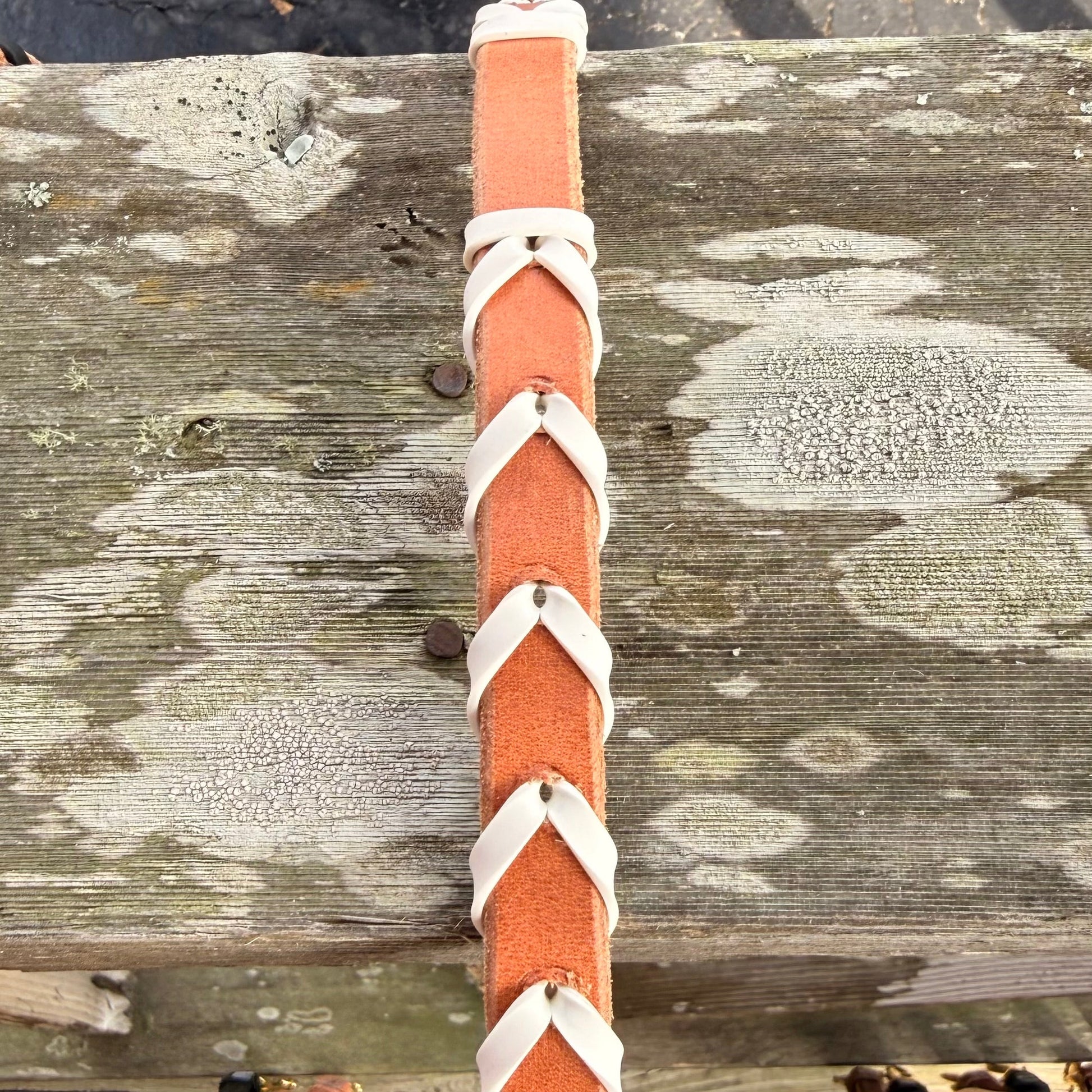 Leather Laced Barrel Reins