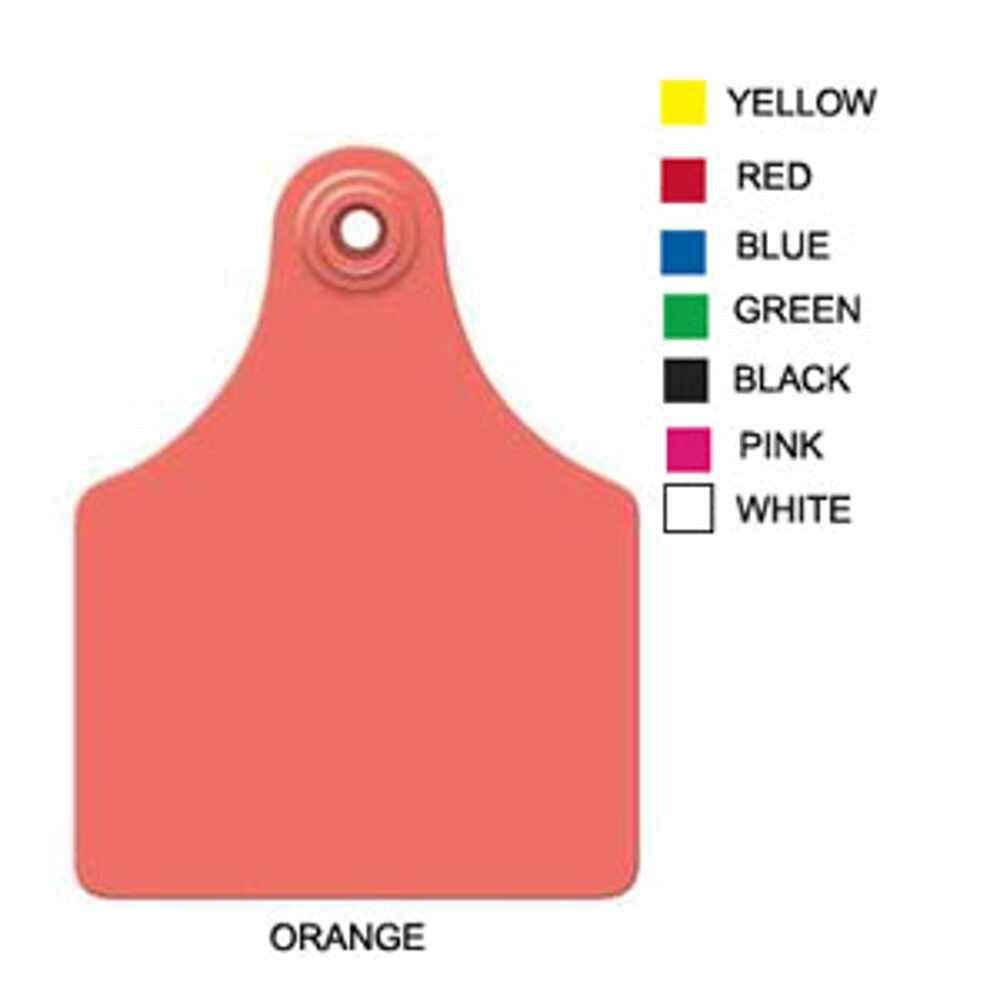 51-75 ORANGE Allflex: Maxi Fem/Sm Male