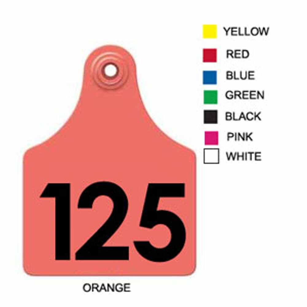 51-75 yellow Allflex: Maxi Fem/Sm Male