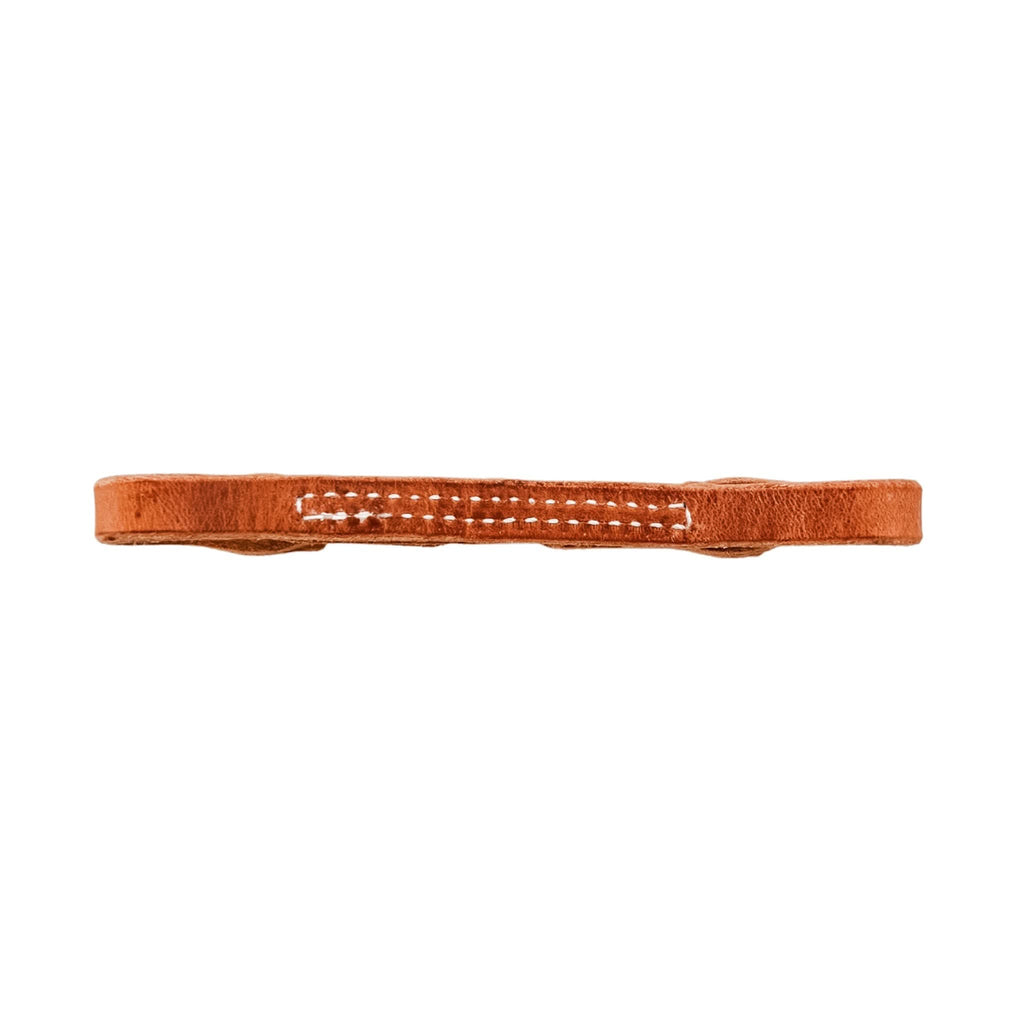 AJ Tack Harness Leather 2 Button Curb Strap
