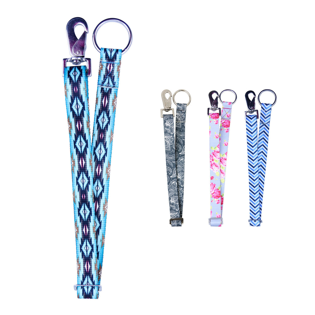Derby Originals Heavy Duty Adjustable Overlay 30” Nylon Hanging Bucket Straps for Water and Feed Buckets - Available in Four Fun Patterns