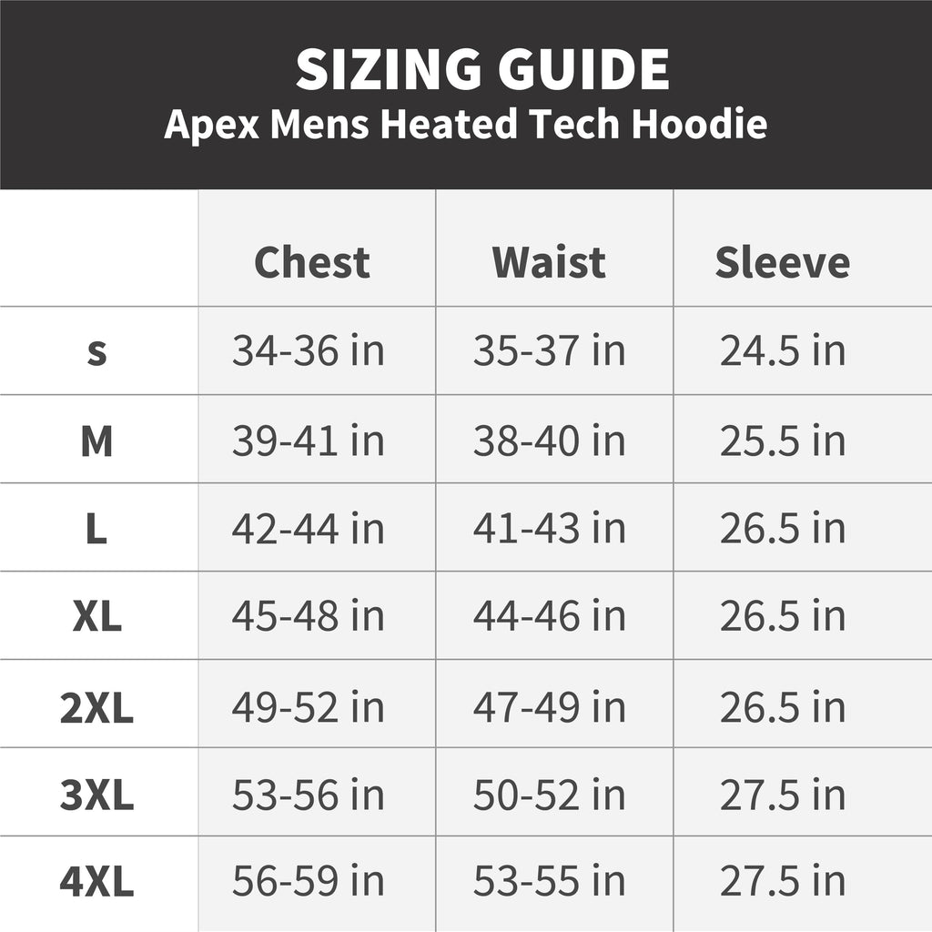 Apex Men's Heated Tech Hoodie