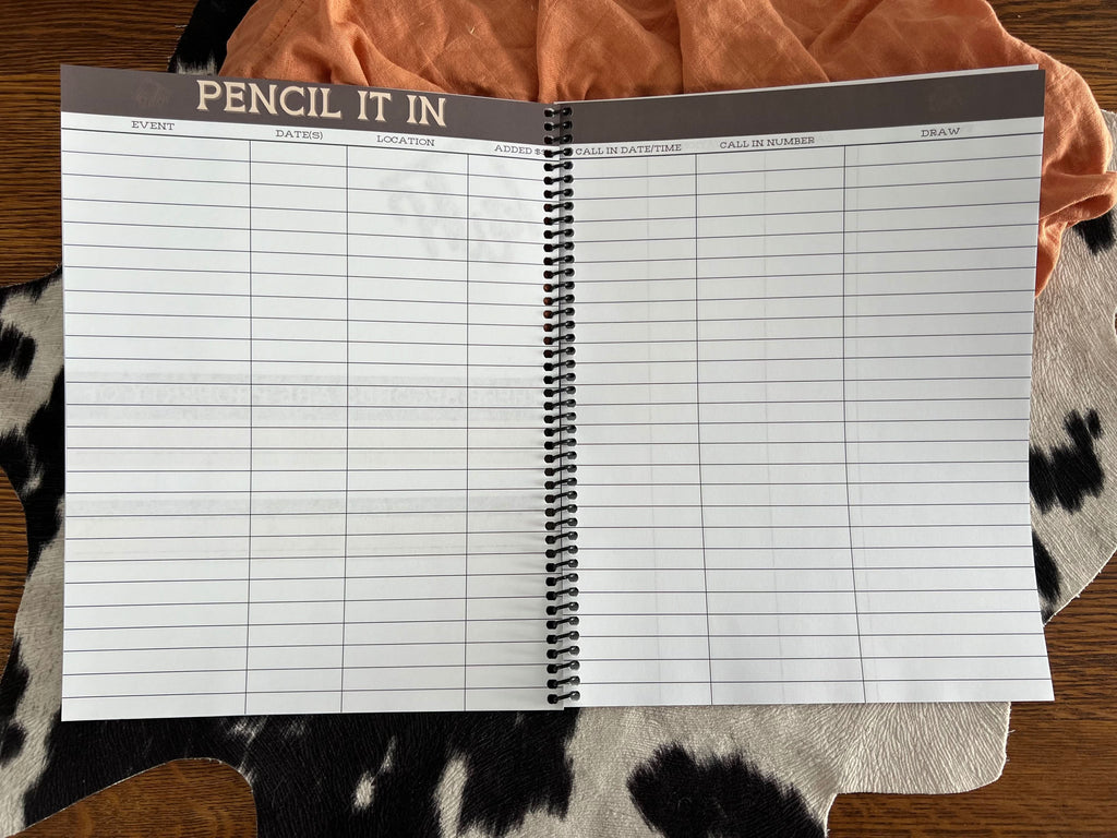 Saddle Bronc Rodeo Record Book