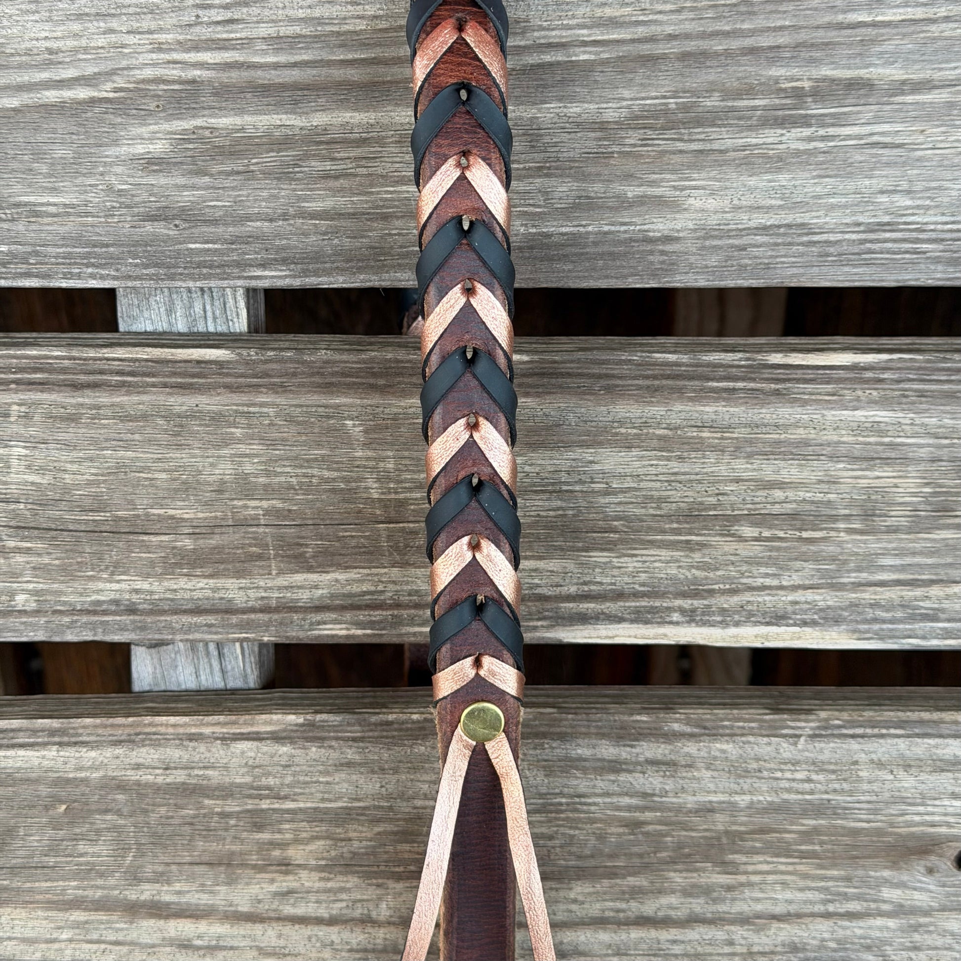 Leather Laced Barrel Reins