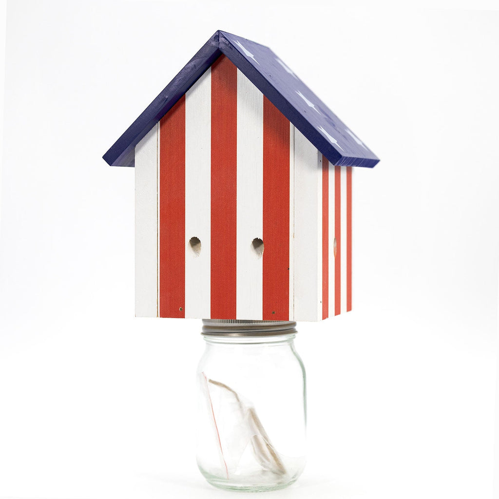 Durable Outdoor Carpenter Bee Trap - Pine Wood, Eco-Friendly, Hanging or Mounting, Multiple Styles