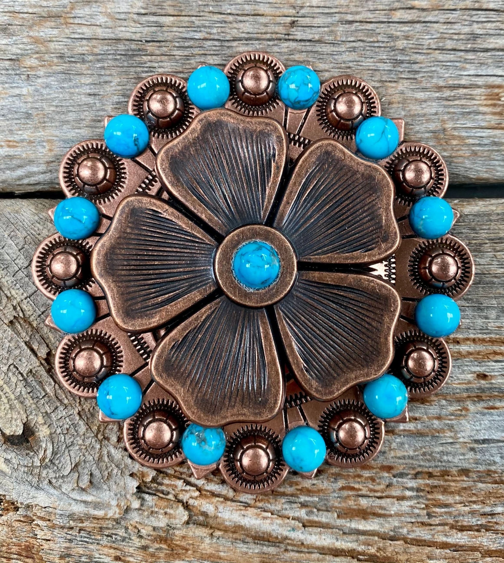 Copper Flower Turquoise Berry Jacket #BJW111L