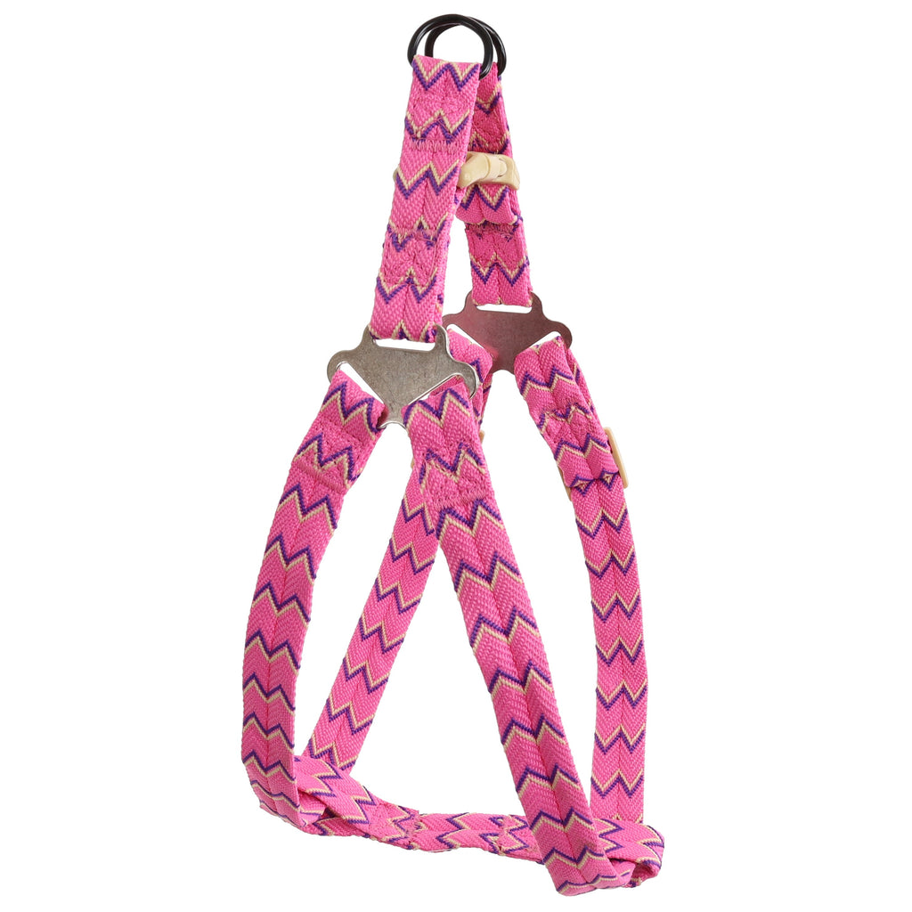 Bonita Pet: Zig-Zag Dog Harness and Leash Set - MEDIUM