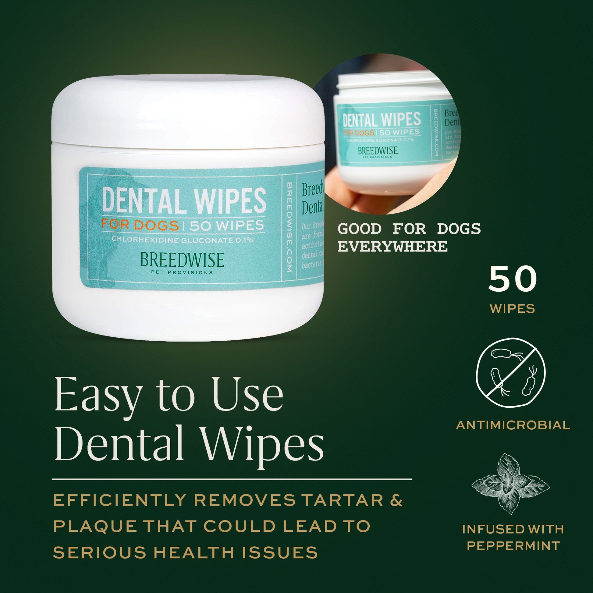 Breedwise Dental Wipes