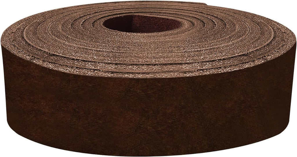 ELW Latigo Leather 5-6 oz. (2-2.4mm) Straps, Belts, Strips 72" Length Full Grain Leather Cowhide DIY Arts & Craft Projects, Clothing, Jewelry, Wrapping