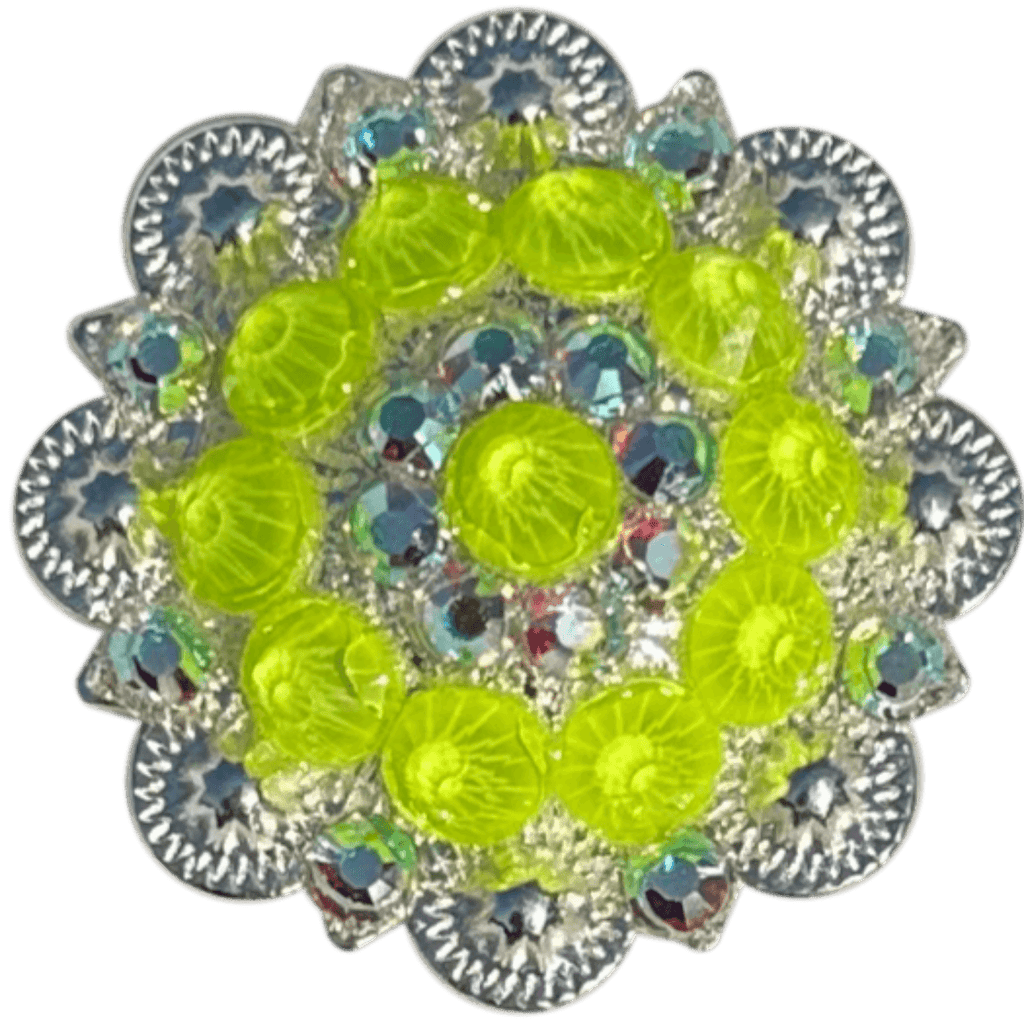 Bright Silver Neon Yellow and AB