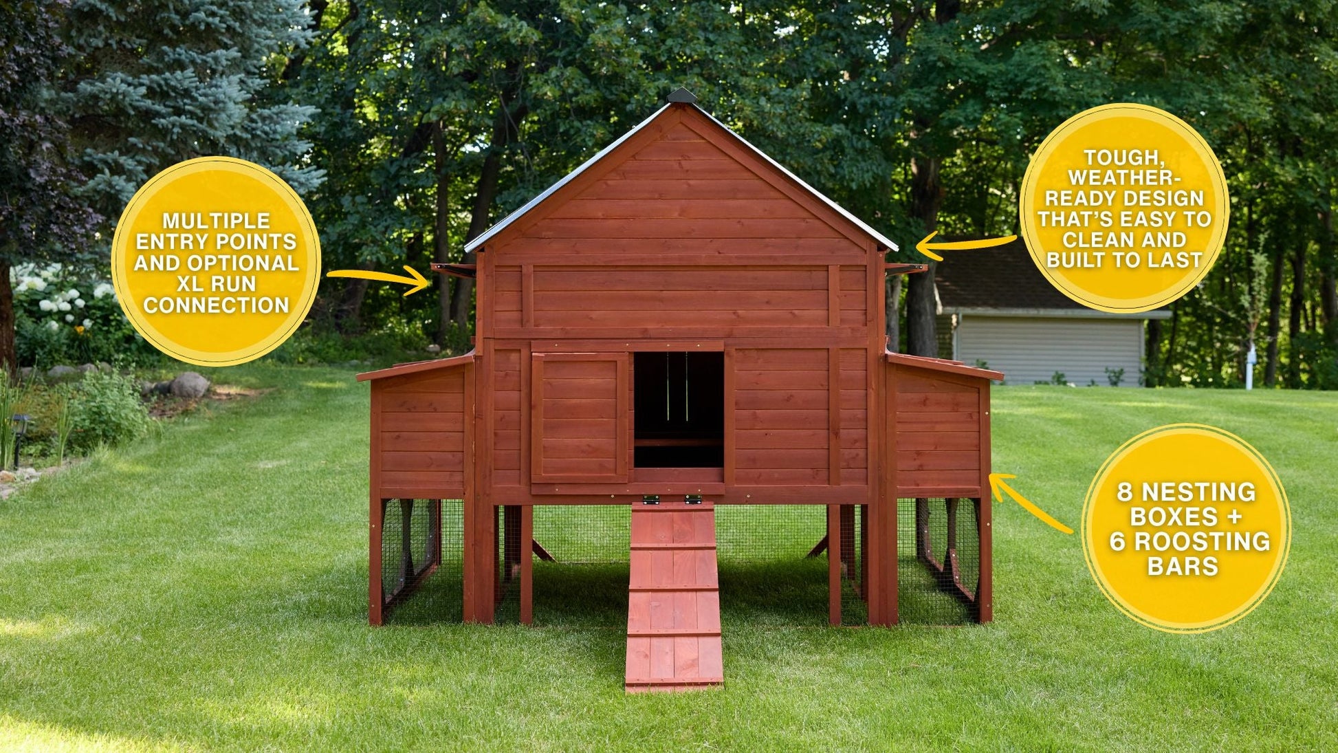 Chicken Coop for 15 Chickens – Brahma Chicken Coop