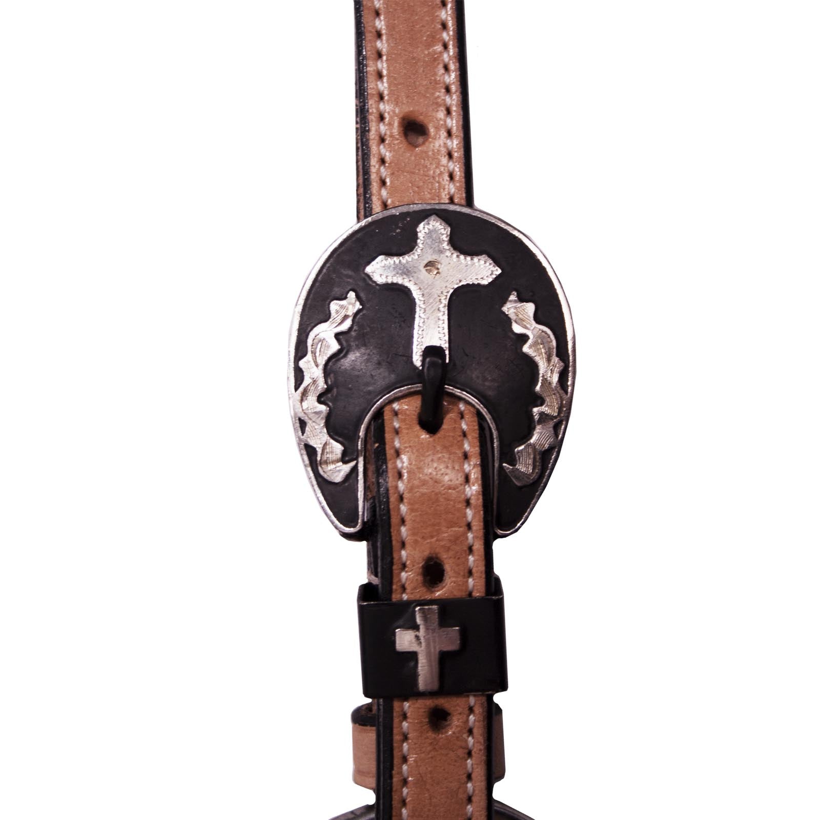 Tahoe Crystal Cross Show Breast Collar