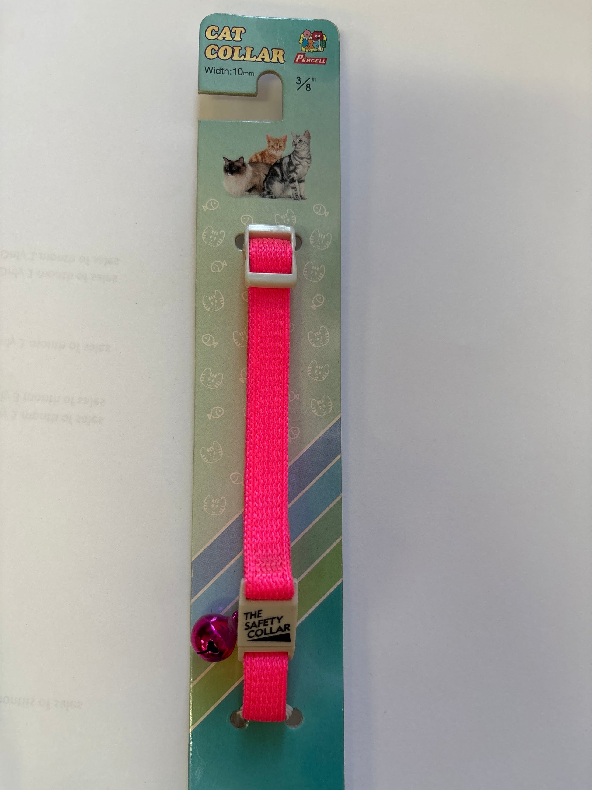 Cat Collar 3/8” Pink
