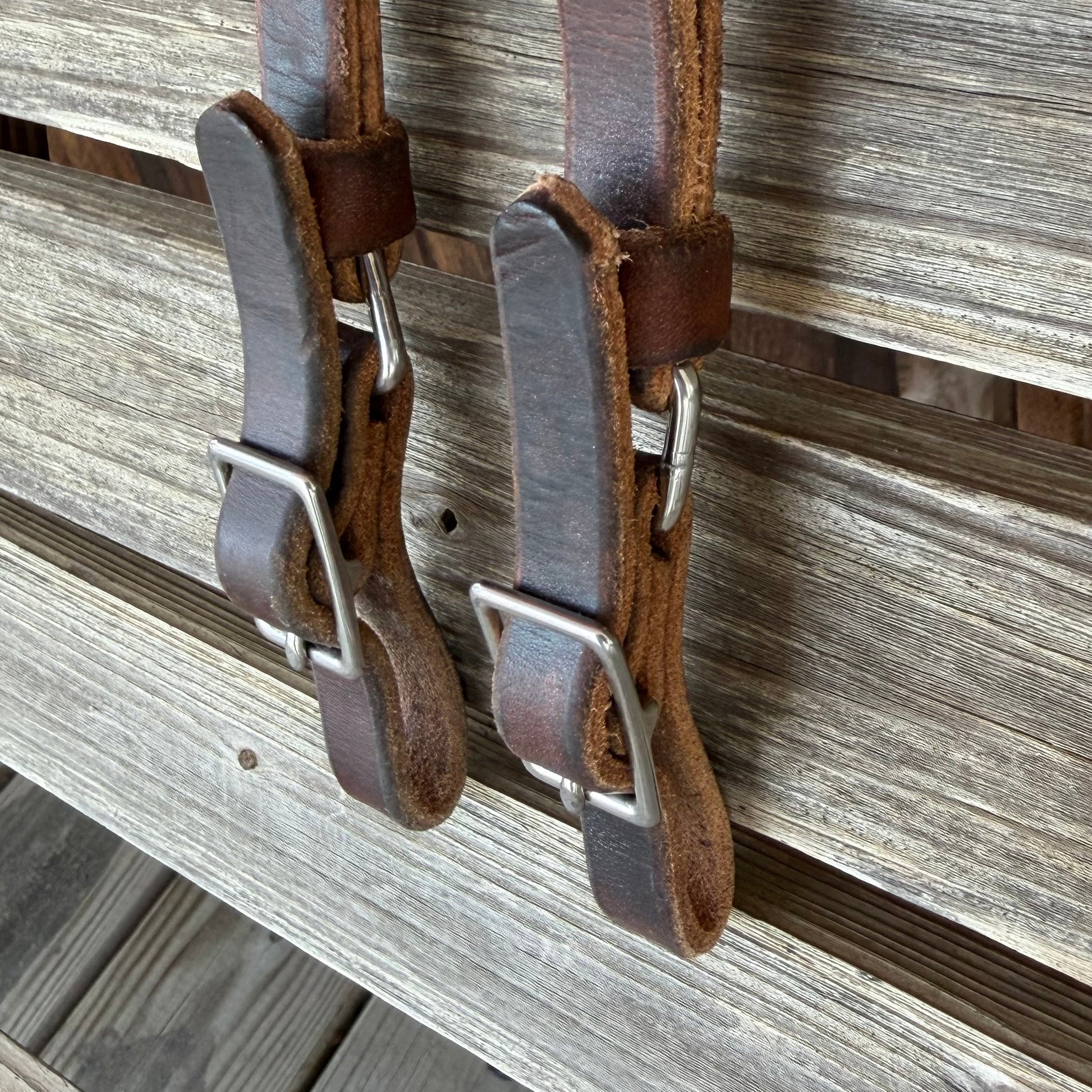 Leather Laced Barrel Reins