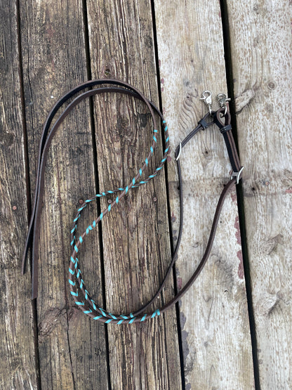 BH 6ft laced split reins