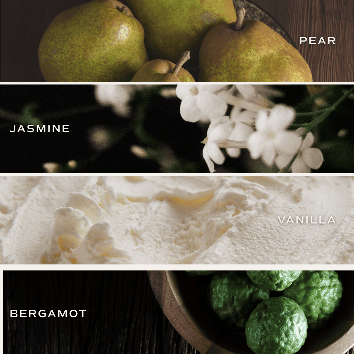 Cashmere and Vanilla Soy Candle - Clear Jar - 9 oz