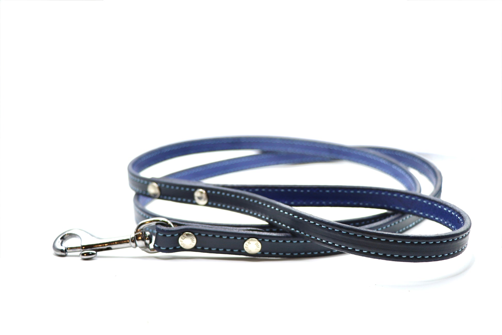 Limited Edition Light Blue Stitched Dog Leash