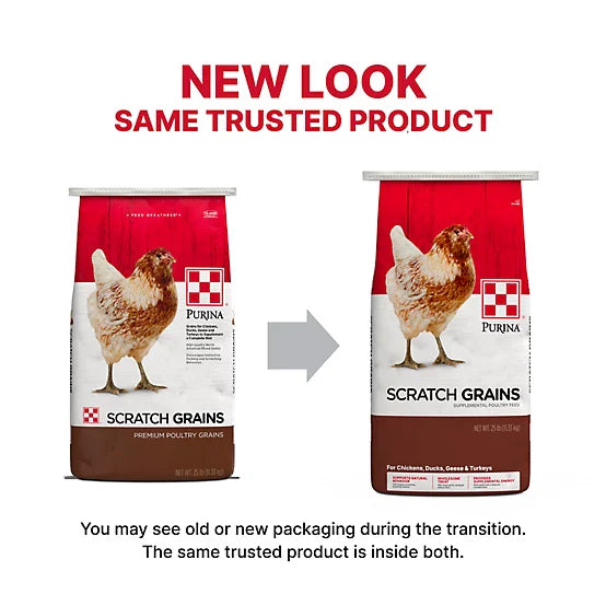 PURINA SCRATCH GRAINS - 50 LB
