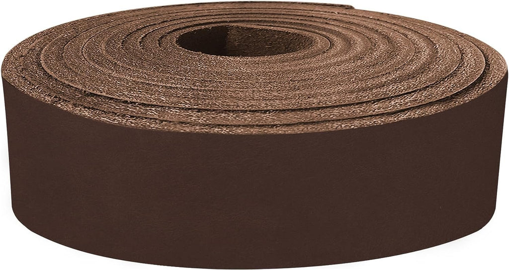 ELW 9-10 oz (3.6-4mm) Latigo Leather Straps Belt Grade 60" Cowhide Strips Heavy Duty Holsters, Sheathes, Harness, Saddle, Armor, Collars