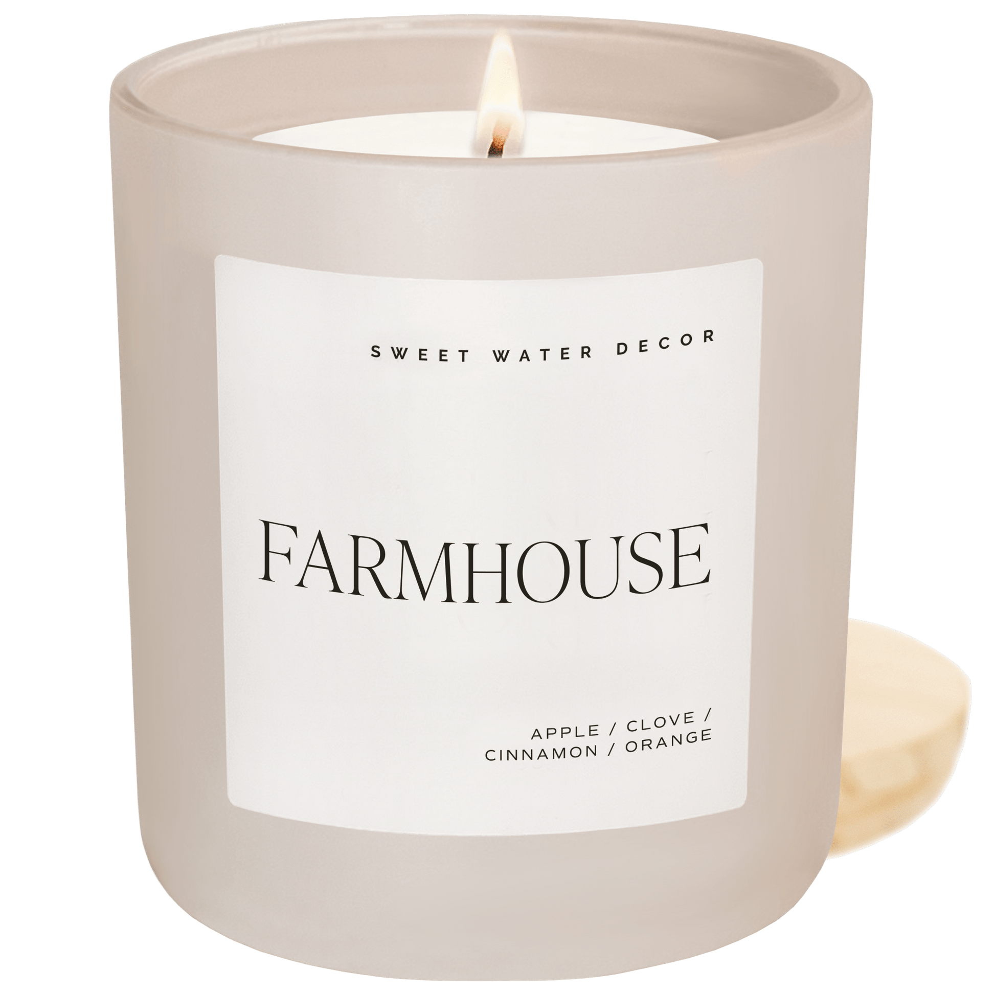Farmhouse Soy Candle - Tan Matte Jar - 15 oz