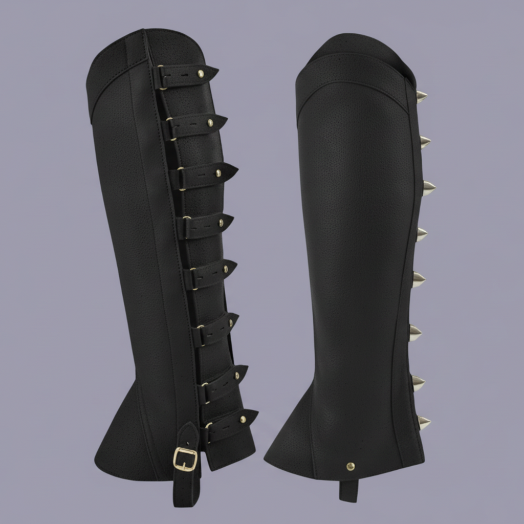 Half Chap Real Leather for Rider