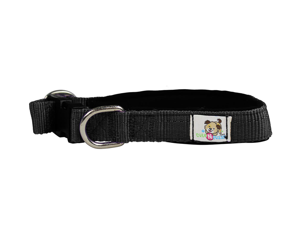 cuteNfuzzy® Adjustable Padded Dog Collar