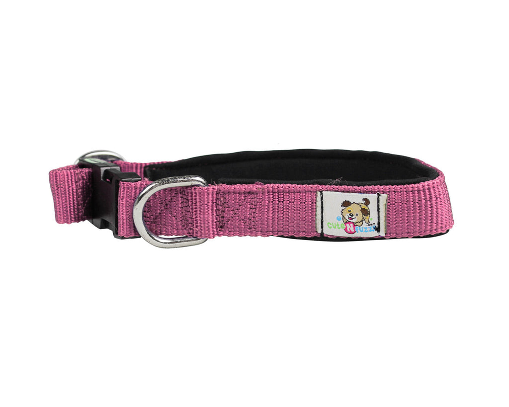 cuteNfuzzy® Adjustable Padded Dog Collar