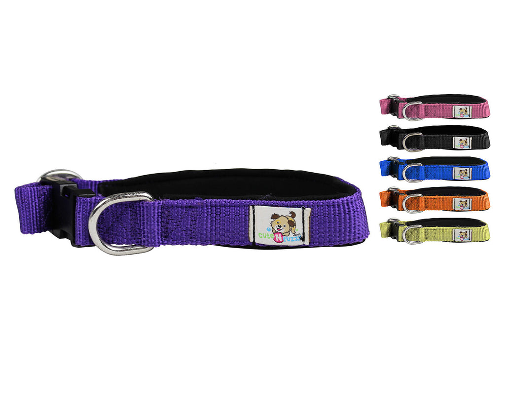 cuteNfuzzy® Adjustable Padded Dog Collar