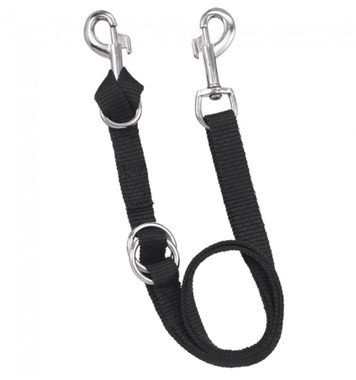 TOUGH1 NYLON WEB TIE DOWN - BLACK