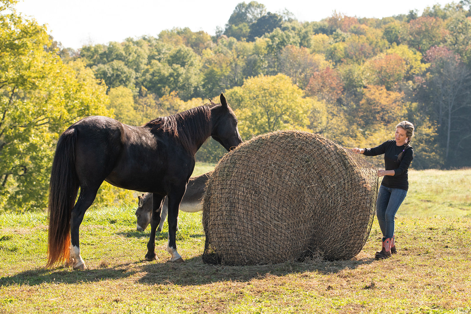 Round Bale Hay Net