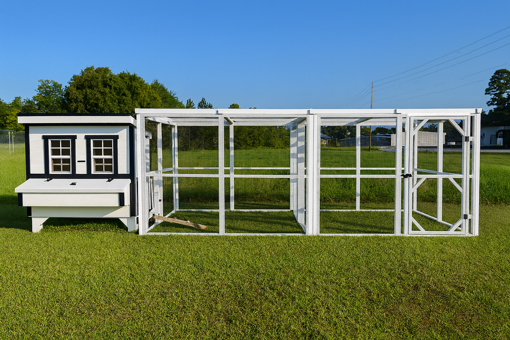 Wooden 16 Ft. Chicken Run (8’W X 16’L X 6’3”H)