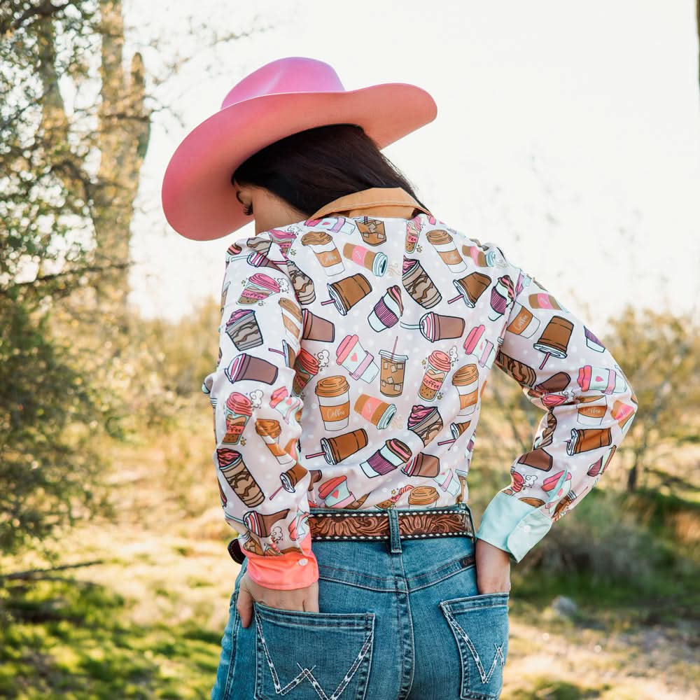 Coffee Addict Button Down