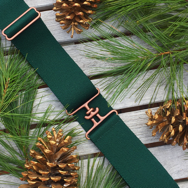 Forest + Copper Elastic Belt