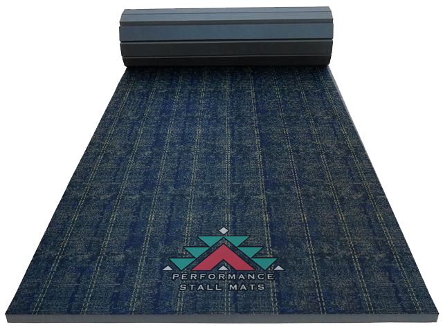 Portable Stall Mat Denim Design 5x10