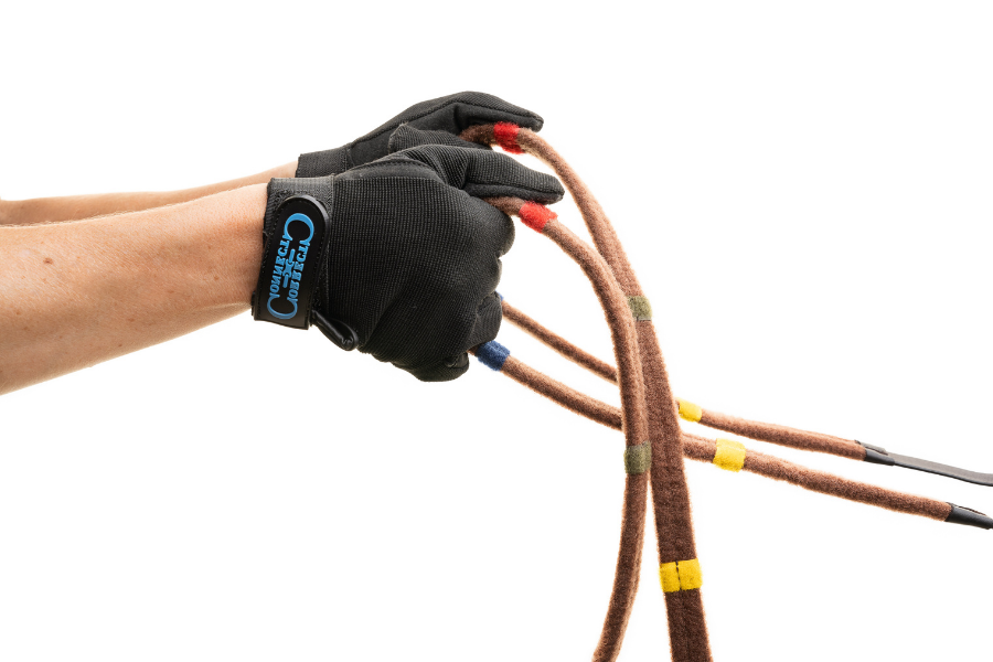 The Original (Set of Reins and Gloves) In assorted Colors and Sizes