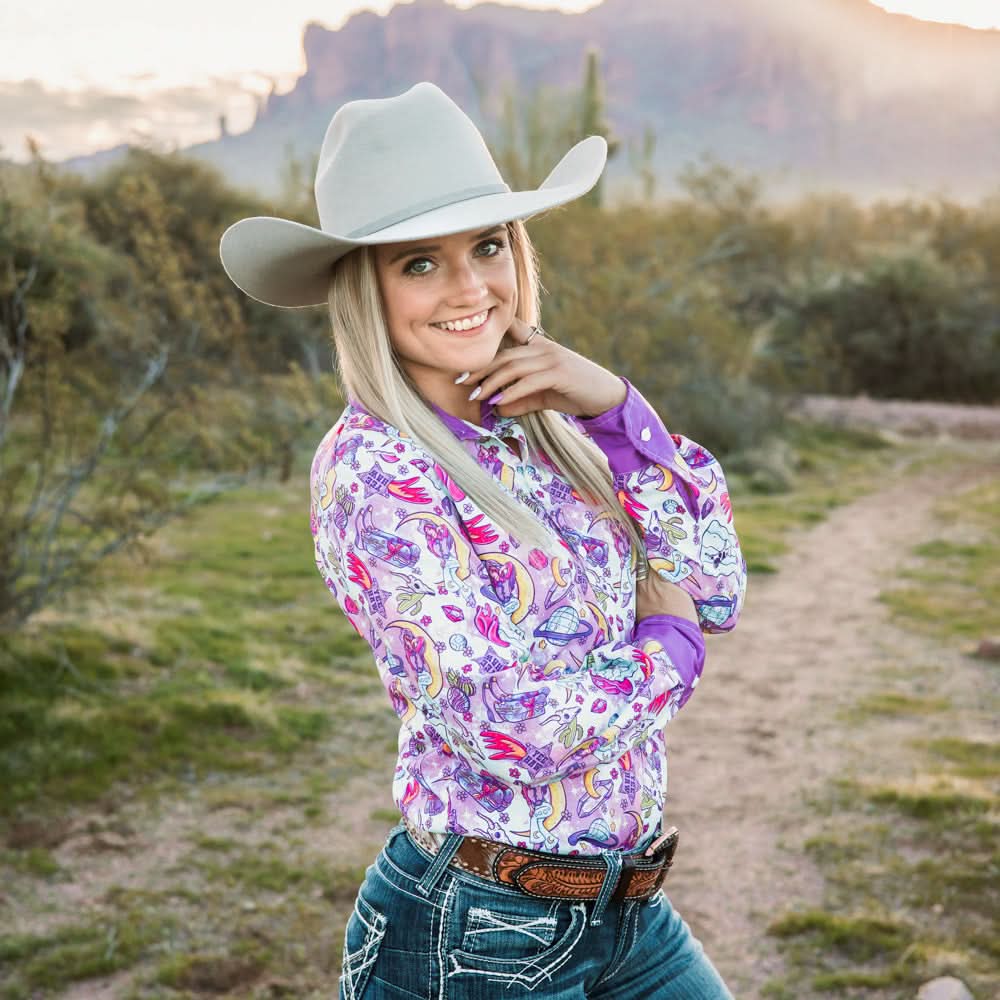 *LAST CHANCE* Cosmic Cowgirl Button Down