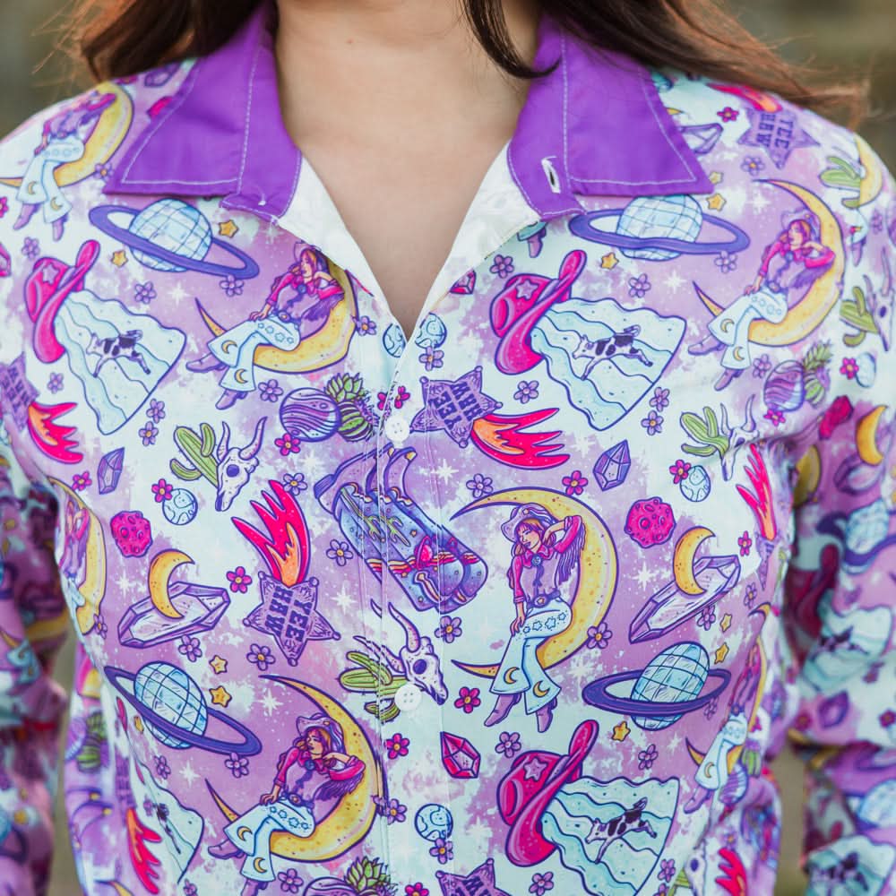 *LAST CHANCE* Cosmic Cowgirl Button Down