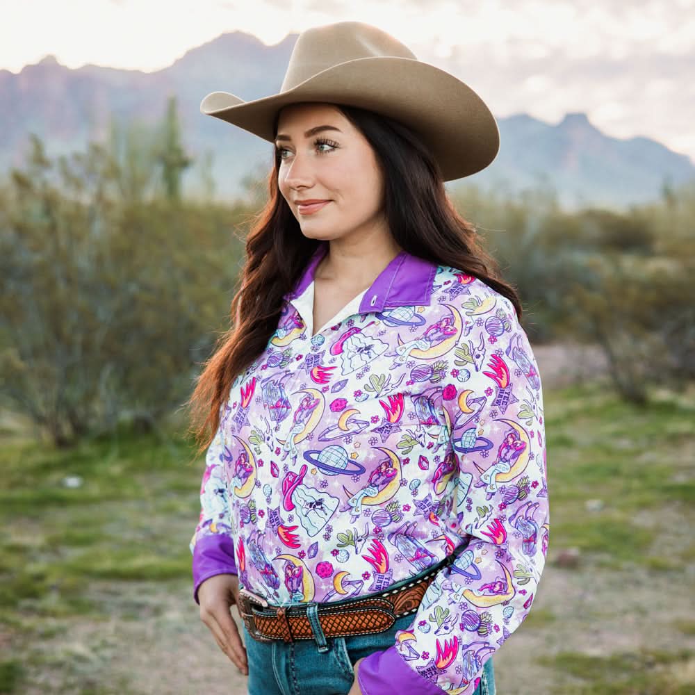 *LAST CHANCE* Cosmic Cowgirl Button Down
