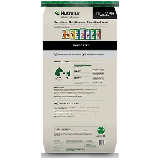 Nutrena Triumph® 12-8 Horse Feed