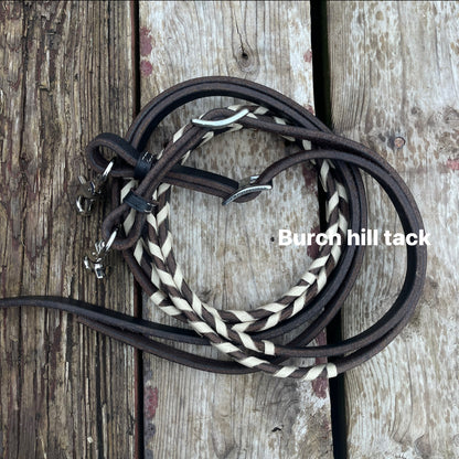 BH 6ft laced split reins