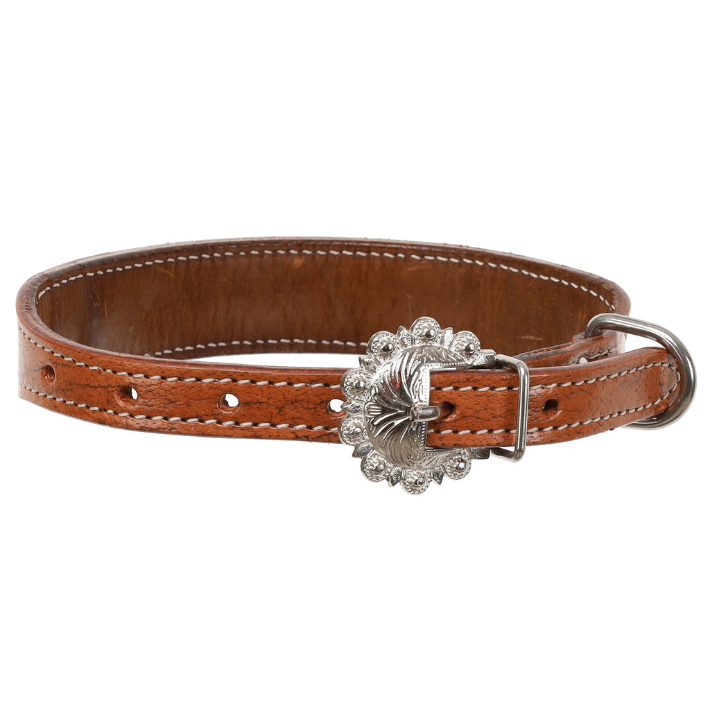 Leather Lilly Cowhide Dog Collar