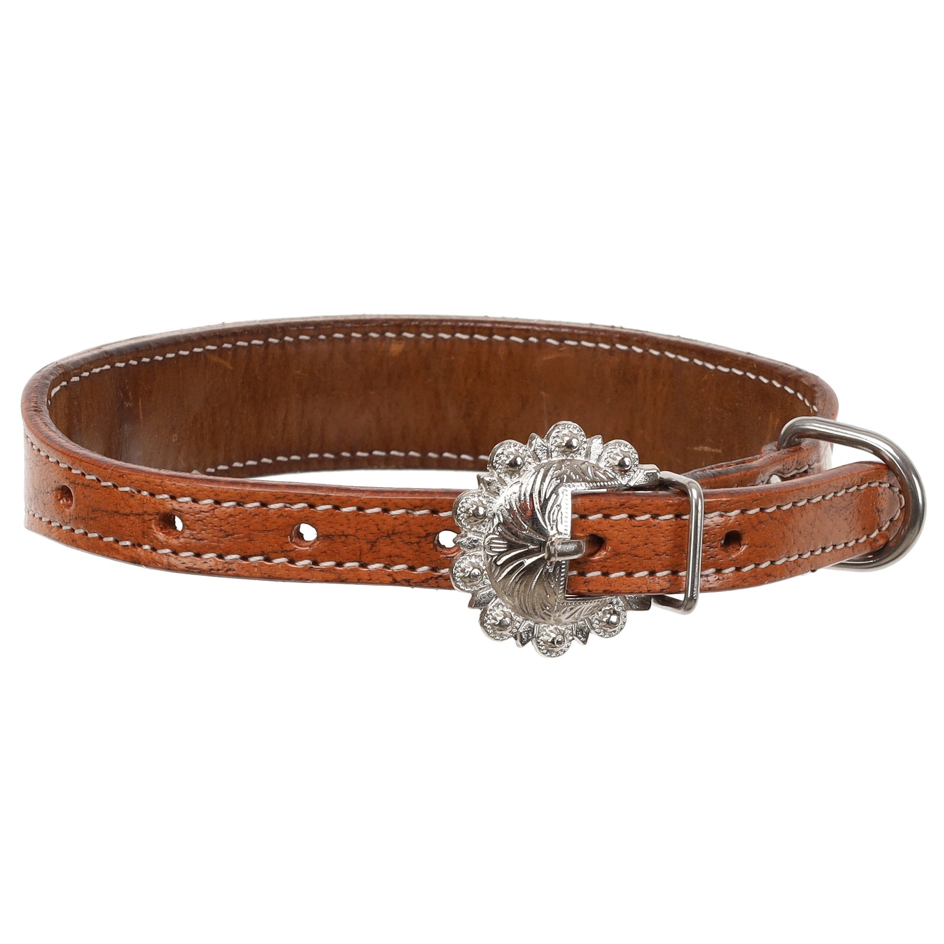 Leather Lilly Cowhide Dog Collar