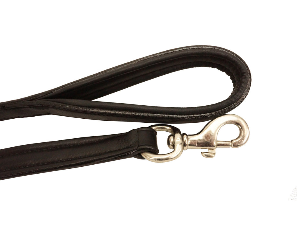 Derby Dog Designer Series Leash with Padded Handle and Diamond Shaped Studs USA Leather